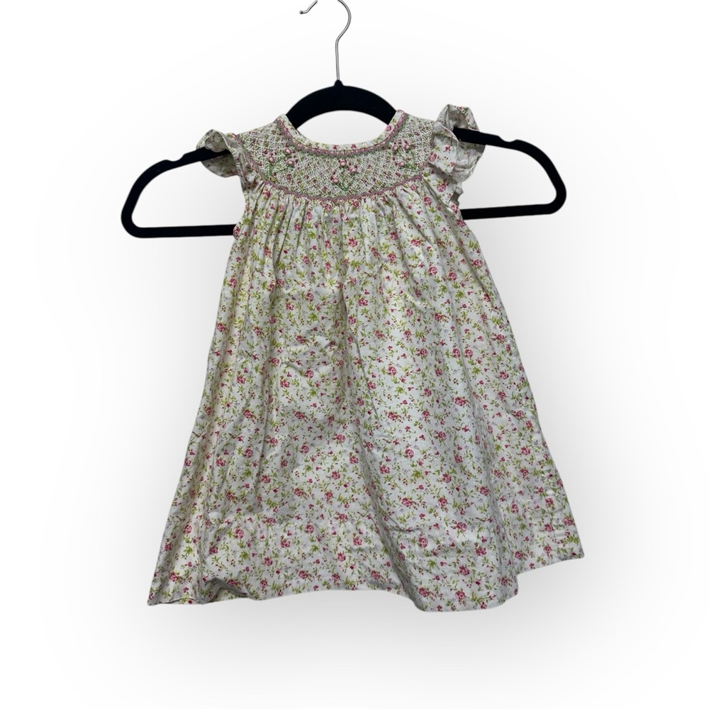 Baby Girls Smocked Floral Gown Size 18 Months